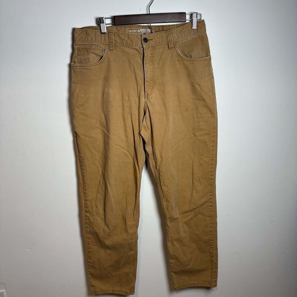 Carhartt Brown Relaxed Fit Casual Pants